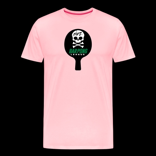 Bar Pong Paddle Logo - Men's Premium T-Shirt