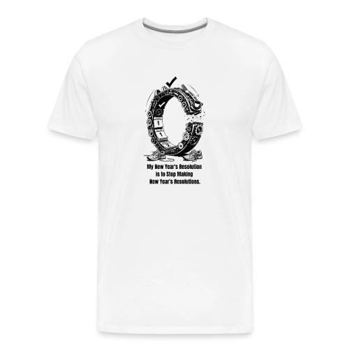The Resolution Loop - Sarcastic New Year's T-Shirt - Men's Premium T-Shirt