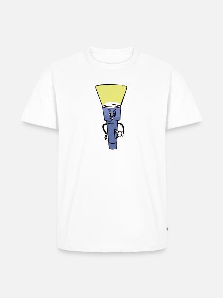 flashlight - Men's Premium T-Shirt - white