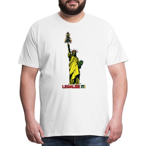 Cannabis of Liberty - Cannabis T-shirts, 420 wear - Men's Premium T-Shirt