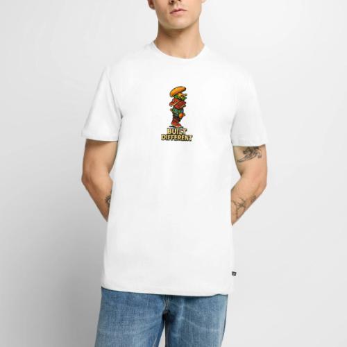 Built Different Creative Fun Graphic Design - Men's Premium T-Shirt