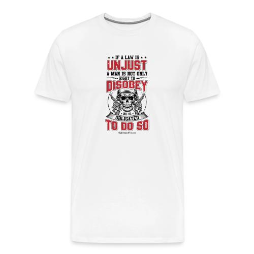 Unjust Laws for Light Colors - Men's Premium T-Shirt