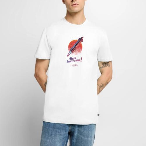 Mars Here We Come - Light - With Logo - Men's Premium T-Shirt