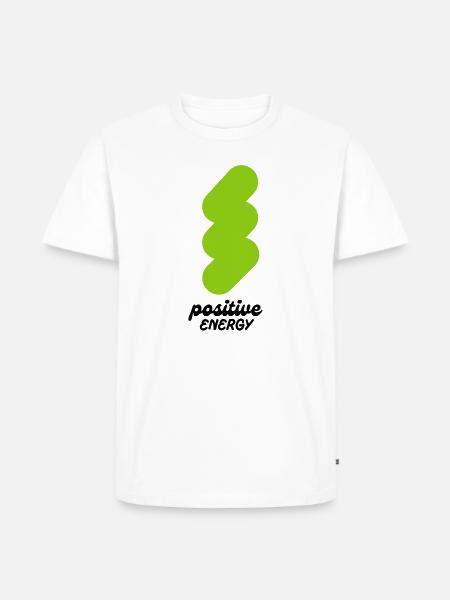 Positive Energy Neon Splash - Men's Premium T-Shirt - white