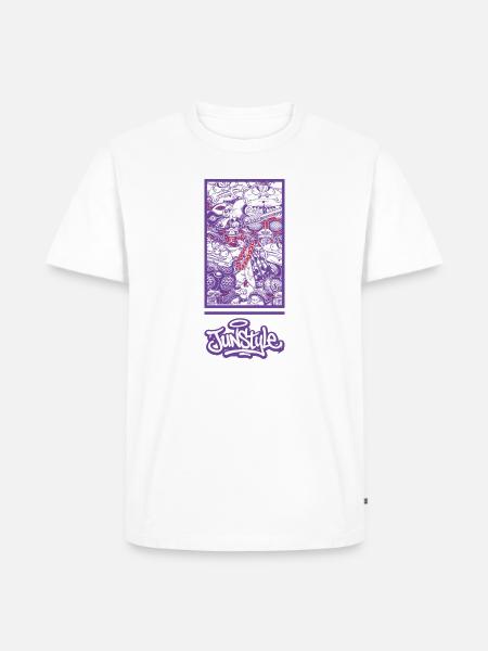 JunStyle Four Heavenly Kings Character 05 - Men's Premium T-Shirt - white