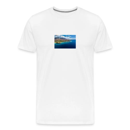Kaanapali Beach Aerial Maui 0 - Men's Premium T-Shirt