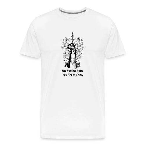 Valentine love keys - Men's Premium T-Shirt