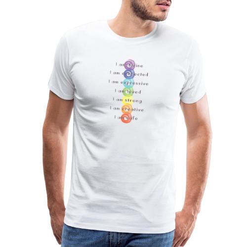 Just For Today Chakras - Men's Premium T-Shirt