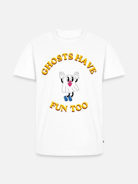 Ghosts Have Fun Too - Men's Premium T-Shirt - white