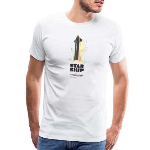 Star Ship Earth - Light - With Logo - Men's Premium T-Shirt