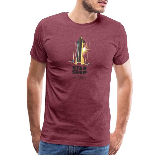 Star Ship Earth - Light - With Logo - Men's Premium T-Shirt