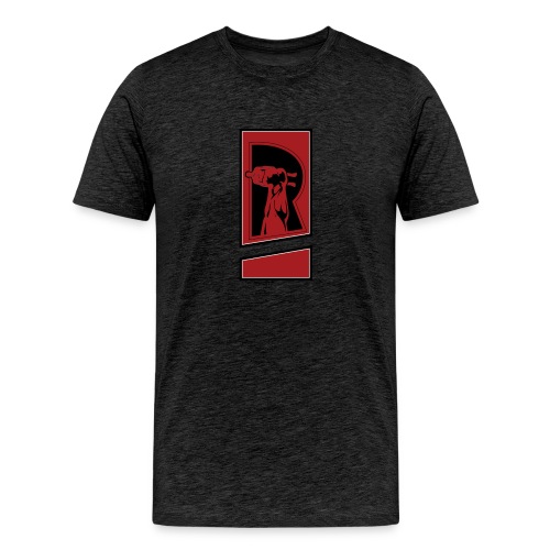 Review Spot Red/Black - Men's Premium T-Shirt