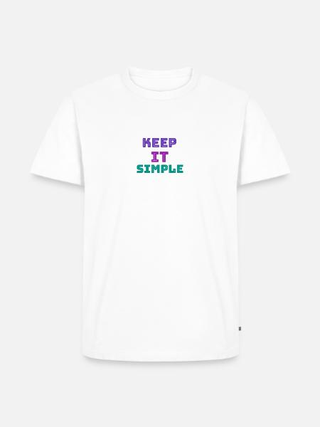 simplicity - Men's Premium T-Shirt - white