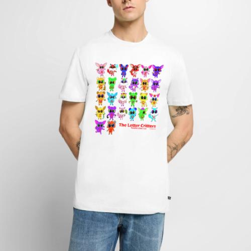 The Letter Critters Uppercase Front only - Men's Premium T-Shirt