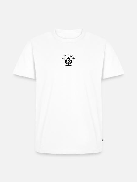 Lucky 13 Spade - Men's Premium T-Shirt - white