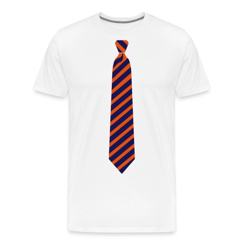 2 Color Sports Tie - Men's Premium T-Shirt