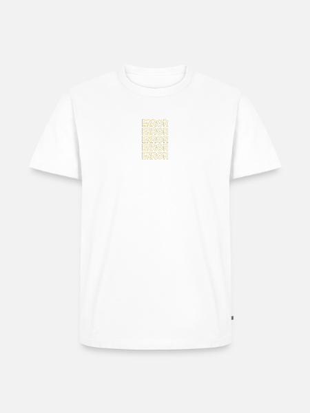 Neon Error Repeat - Men's Premium T-Shirt - white