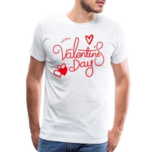 San Valentín, Moda Celebra Día 14 de Febrero - Men's Premium T-Shirt