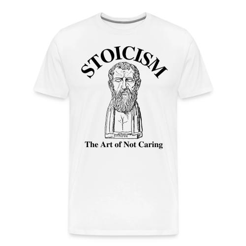 Stoicism The Art of Not Caring – Zeno of Citium - Men's Premium T-Shirt