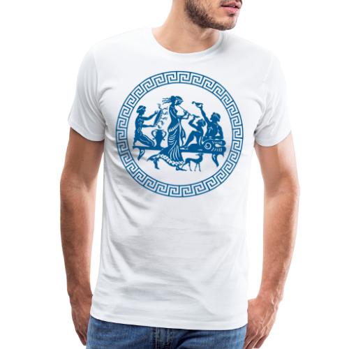 greek greece music - Men's Premium T-Shirt