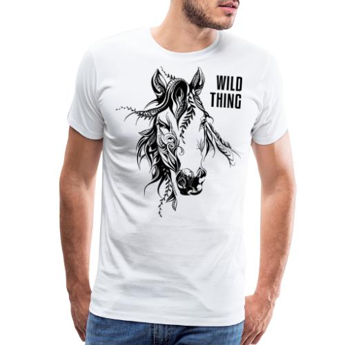 wild thing horse - Men's Premium T-Shirt