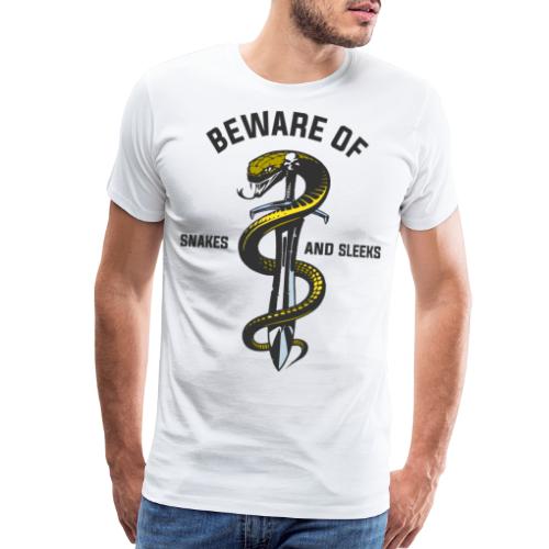 snake serpent sleek - Men's Premium T-Shirt