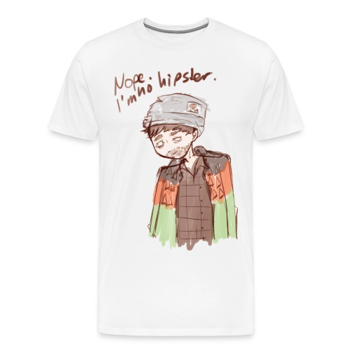 hipsterboy png - Men's Premium T-Shirt