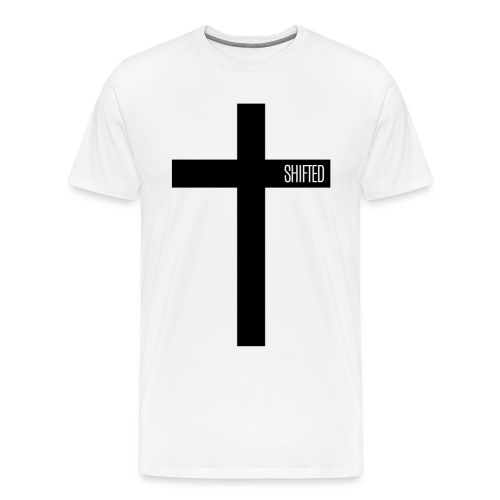 SHIFTED Cross - Black - Men's Premium T-Shirt