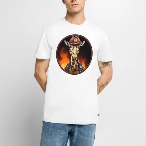 Fireman giraffe - Men's Premium T-Shirt