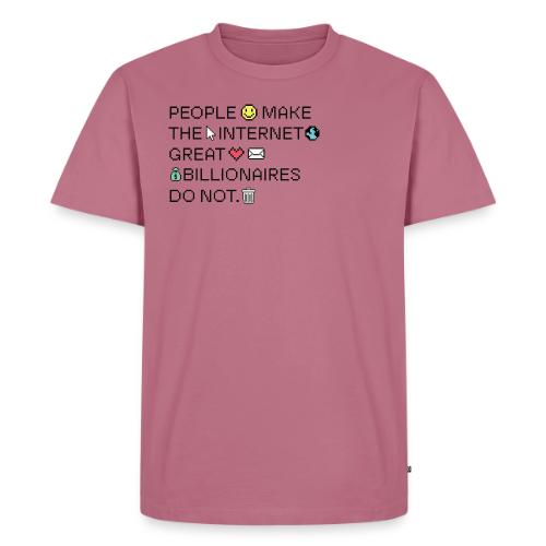 People Make The Internet Great - Pixel - Men's Premium T-Shirt
