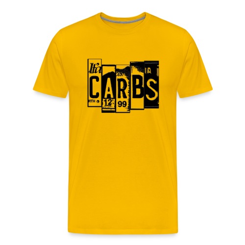 carbs shirt - Men's Premium T-Shirt