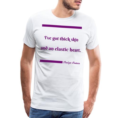 I VE GOT THICK SKIN PURPLE - Men's Premium T-Shirt