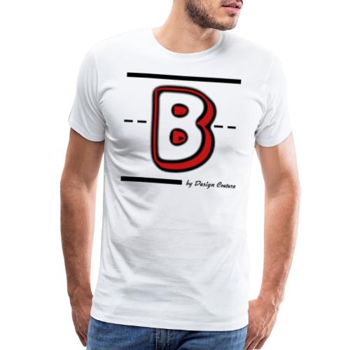 B RED - Men's Premium T-Shirt