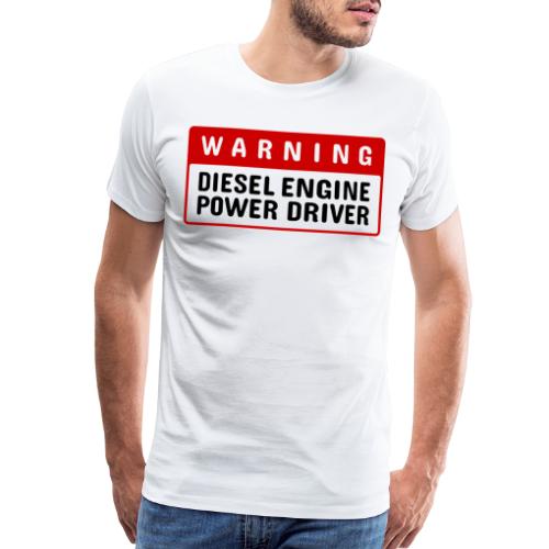 diesel engine power driver - Men's Premium T-Shirt