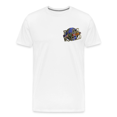 Flagworld Pixel Logo 3000pxwide - Men's Premium T-Shirt
