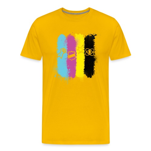 HeroClix Paint Drip - Men's Premium T-Shirt