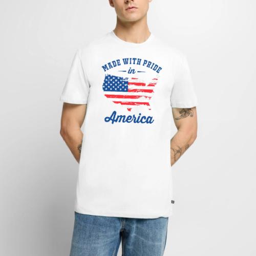 Made with pride in America - Men's Premium T-Shirt