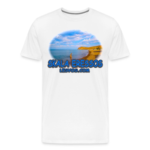 Skala Eressos 2 jpg - Men's Premium T-Shirt