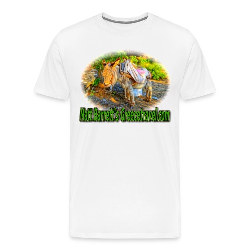 Greecetravel Donkey jpg - Men's Premium T-Shirt