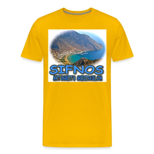 SIFNOS KAMARES jpg - Men's Premium T-Shirt