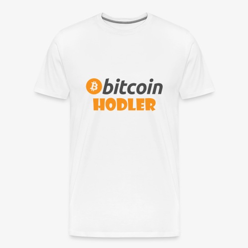 bitcointransparenthodler - Men's Premium T-Shirt
