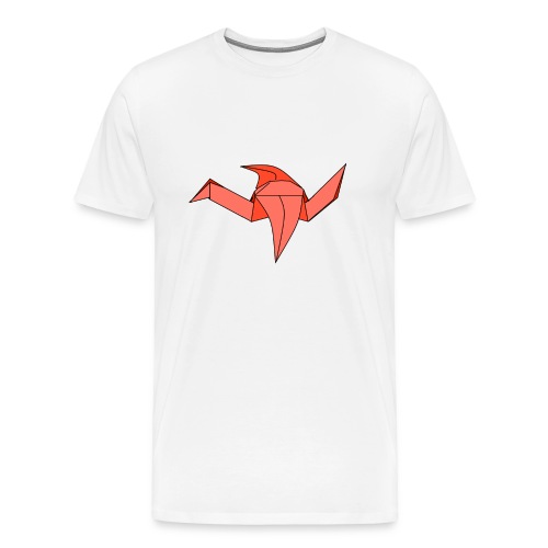 origami crane open - Men's Premium T-Shirt