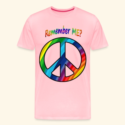 remember me - Peace Sign - Men's Premium T-Shirt