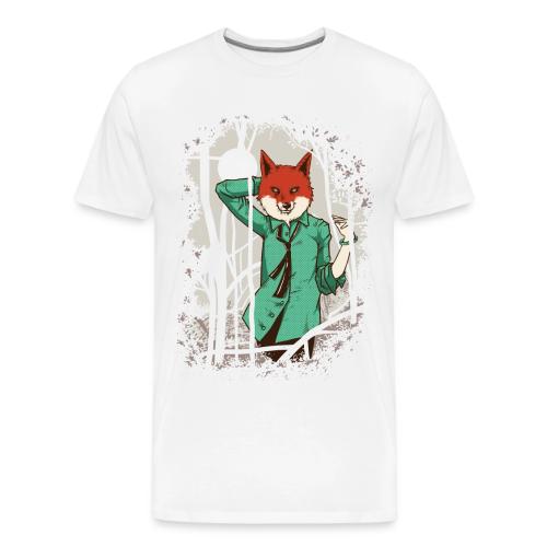 Alluring Fox Girl - Men's Premium T-Shirt
