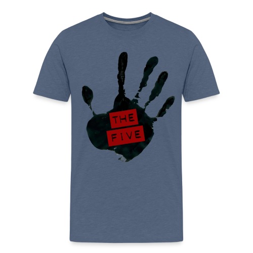 the five logo black on transparent - Men's Premium T-Shirt