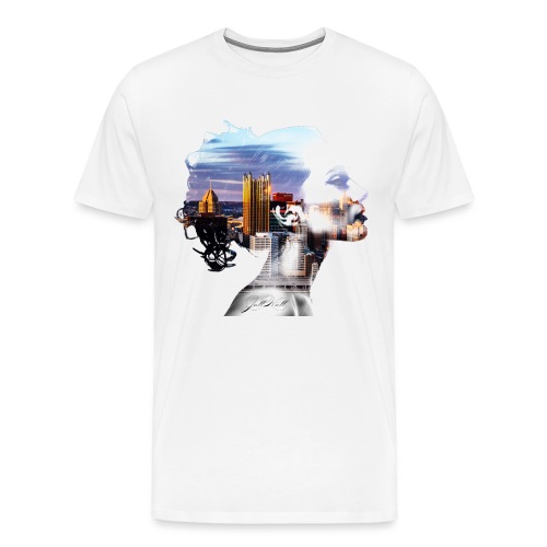 Lady City Pittsburgh Long Sleeve T - T-shirt premium pour hommes