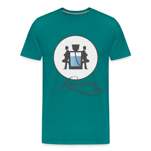 logo grey bg large png - Men's Premium T-Shirt