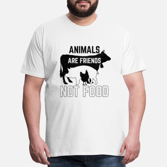 Animals Are Friends Not Food Gift' Men's Premium T-Shirt | Spreadshirt