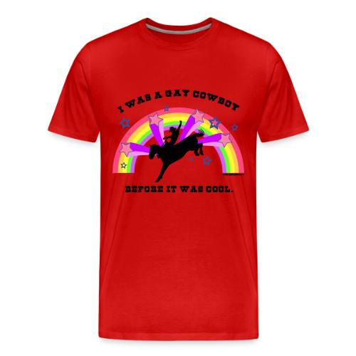 Gay Cowboy - Men's Premium T-Shirt