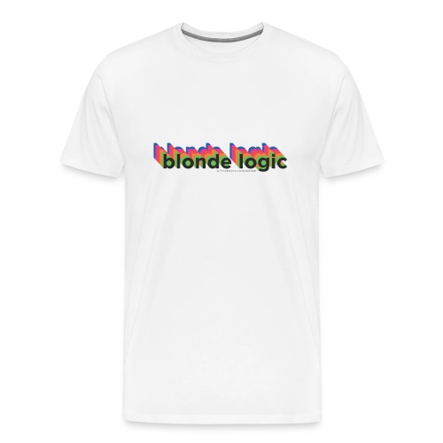 Blonde Logic Retro - Men's Premium T-Shirt